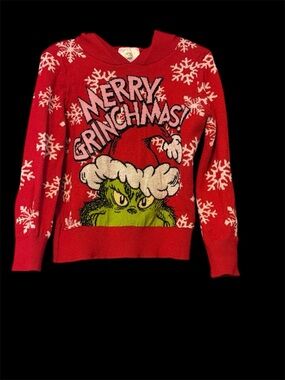 Grinch Merry Grinchmas Red Christmas Sweater